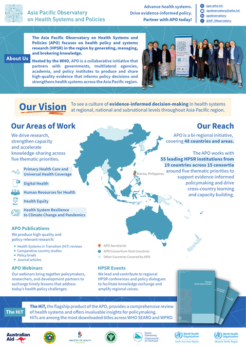 Advancing Health Systems, Driving Evidence-Informed Policy